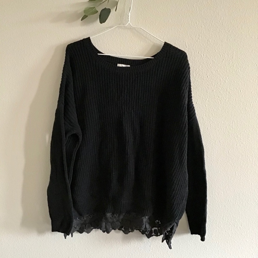 Urban outfitters pins & needles black sweater